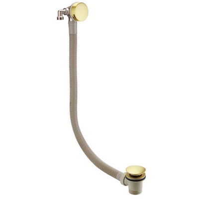 Synergy Luxury Brushed Brass Bath Filler Waste & Overflow